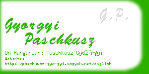 gyorgyi paschkusz business card